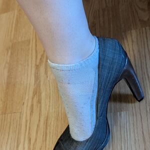 Nine West Black and Purple Heels